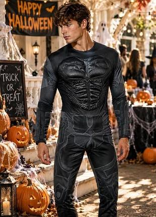 Карнавальный костюм бэтмена / batman (с объемными мышцами), размер l/xl