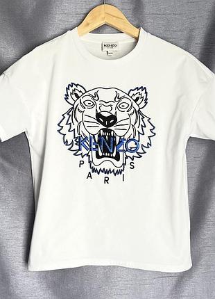 Біла футболка kenzo