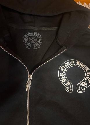 Зіп худі chrome hearts 2