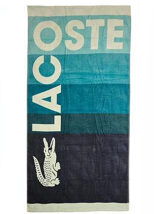 Великий рушник 184*91 lacoste, 100% бавовна, оригінал з сша