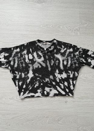 Чорний кроп топ h&m