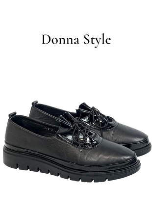 Шкіряні жіночі туфлі donna style