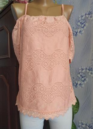 Кофтинка з плечами мереживна вiд dorothy perkins