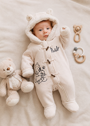 Теплый комбинезон disney baby для новорожденного 0–1 мес, 56 р.
