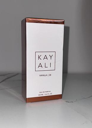 Парфуми kayali vanilla 28 унісекс розкішні ванільні духи нішеві