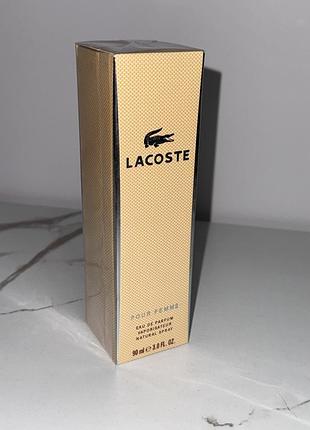 Парфуми lacoste pour femme жіночі розкішні духи пудрові лакосте