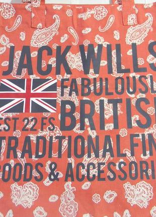 Jack wills-торба з щільного бавовни,мішок,сумка шоппер еко - етно2 фото