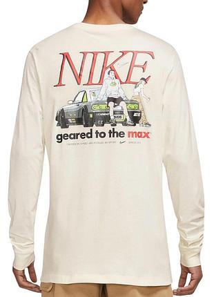 Кофта лонгслів nike air max 95 tuned long sleeve pale ivory fd1339-110