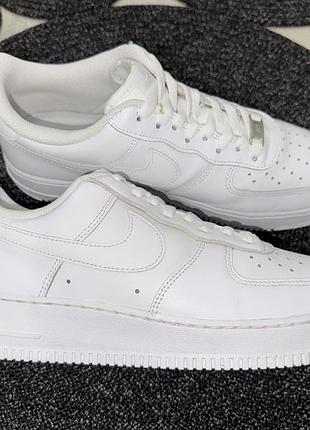 Шкіряні кросівки nike air force 1, оригінал, р-р 41,5-42, уст 26.5-27 см. в ідеалі