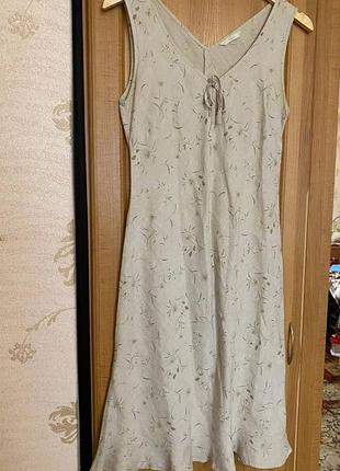 Лляна сукня бренду marks& spencer