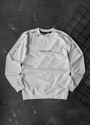 Чоловічий світшот calvin klein white