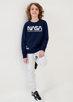 Утепленный (начос) джемпер свитшот nasa sinsay на мальчика 36775