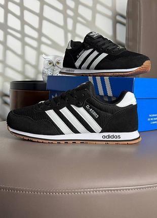 Adidas cl black white