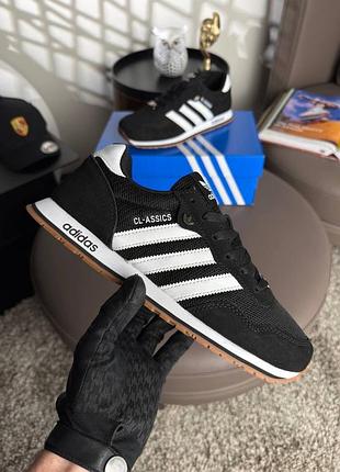 Adidas cl black white 9