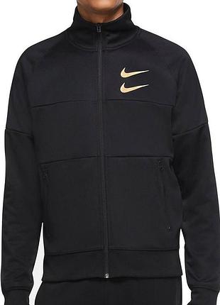 Олімпійка nike sportswear swoosh з золотим логотипом