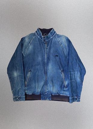 Оригінальний чоловічий джинсовий бомбер levi's stretch baracuda jacket