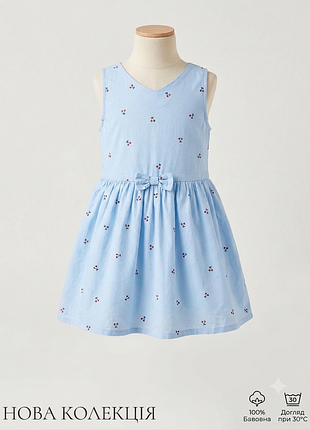 Нежное детское платье с вишнями от h&amp;m