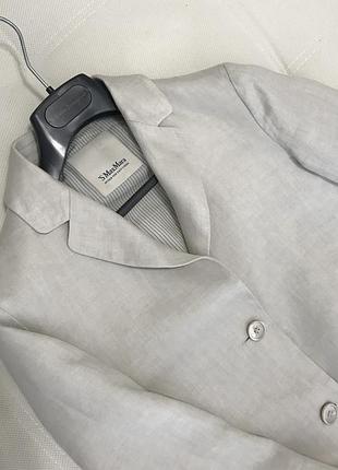 Роскошный 💯 льняной жакет max mara