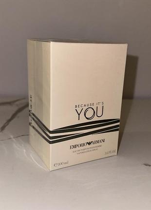 Парфуми armani emporio because it's you ✨ франція 100 мл жіночі розкішні духи армані