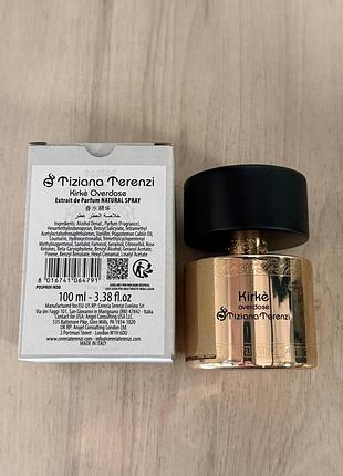 Tiziana terenzi kirke overdose [tester] 100 ml. тізіана терензі кірке овердоза (тестер оригинала ) 100 мл.