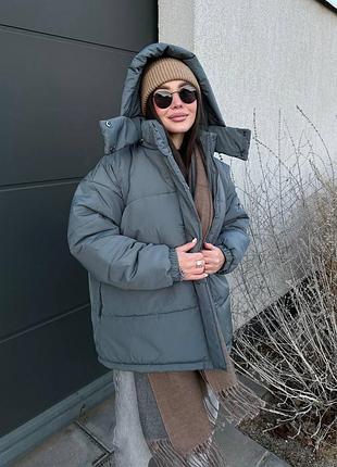 Куртка зимняя с капюшоном