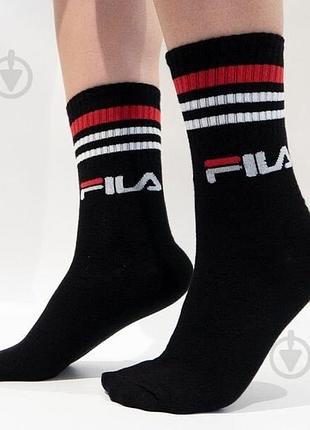 Чоловічі бавовняні шкарпетки fila набір 3 пари.