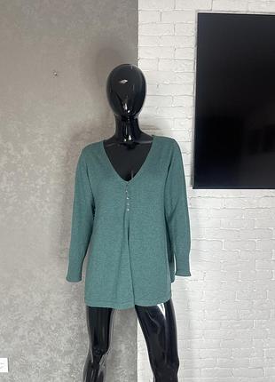 Шерстяна кофта кардиган woolovers, xl