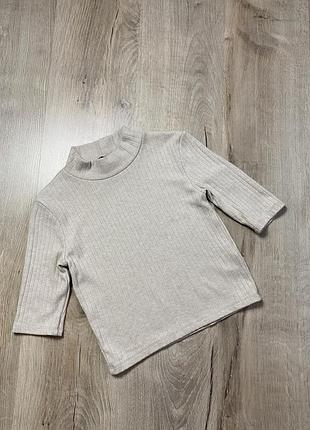 Топ  в рубчик zara