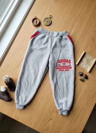 Теплые брюки на флисе adidas