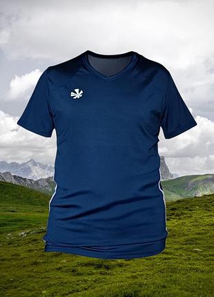 Оригінальна спортивна футболка reece australia rise shirt у темно-синьому кольорі (navy).