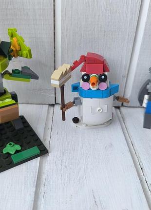 Детский конструктор дракон динозавр снеговик и волк creation