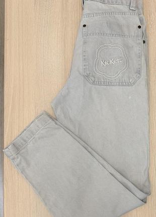 Блакитні джинси kickers s-m унісекс