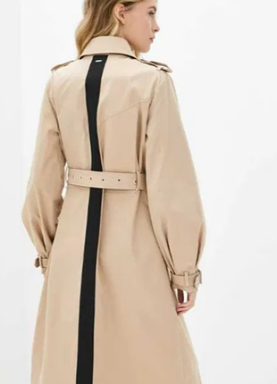 Женский бежевый тренч плащ guess