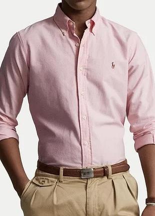 Класична чоловіча сорочка оксфорд polo ralph lauren