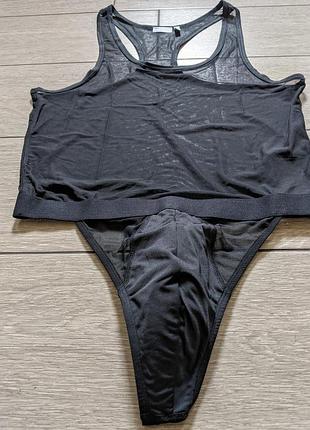 Чоловічий прозорий боді стринги asos, чоловічі срінги чоловічий боди сітка чоловіче боді майка asos