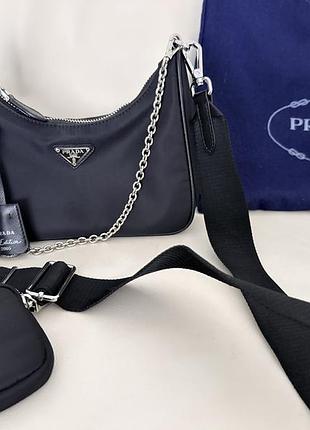 Сумка prada re-edition 2005 re-nylon (оригінал)
