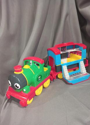 Ігровий набір інерційний потяг, поїзд wow toys sam's steam train  паровозик сем,