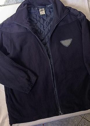 Кофта мужская куртка на утеплителе от бренда премиум класса crane sports active l xl синяя