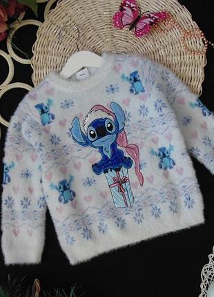 Суперовий пухнастий светрик stitch primark