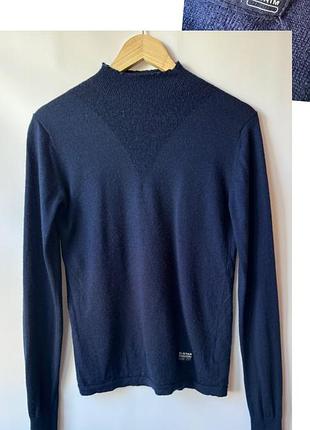 Merino wool бадлон светр гольф з вовни меріноса g star raw