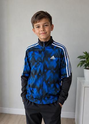 Спортивна кофта олімпійка adidas на хлопчика 9-10років 140р s оригінал