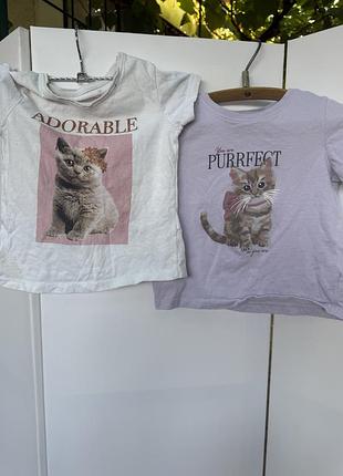 Лот футболок для дівчинки primark