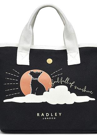 Черная хлопковая сумка-тоут radley london