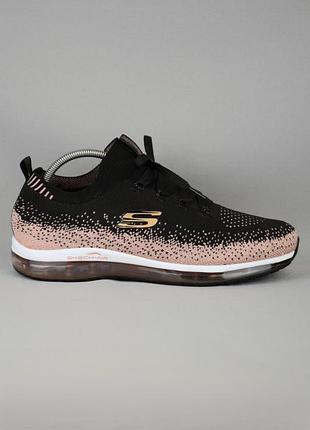 Skechers skech air sweet sunset кроссовки женские текстильные сетчатые черные с розовым золотом 38-39 р/25 см nike air max 270 puma axelion