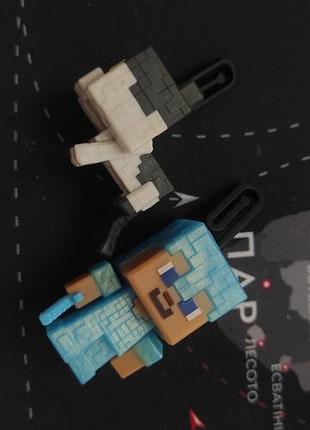 Фигурки-брелоки minecraft, 2 штуки