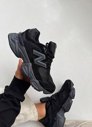 Кросівки жіночі new balance 9060 total black