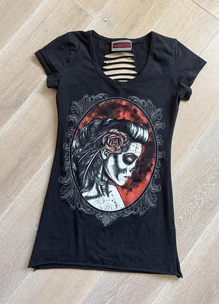 Футболка ню nu-goth muerto s