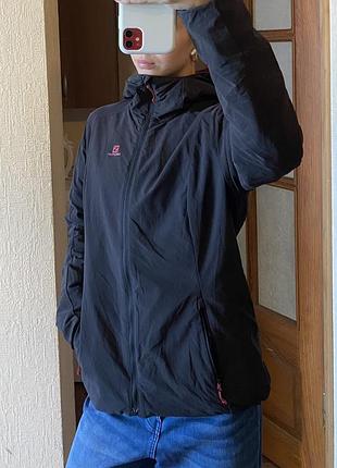 Технологічна двостороння куртка salomon drifter hoodie primaloft оригінал