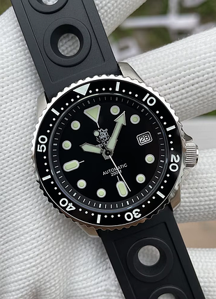 Годинник механічний steeldive ø41мм, 200м сапфір, хомаж seiko skx