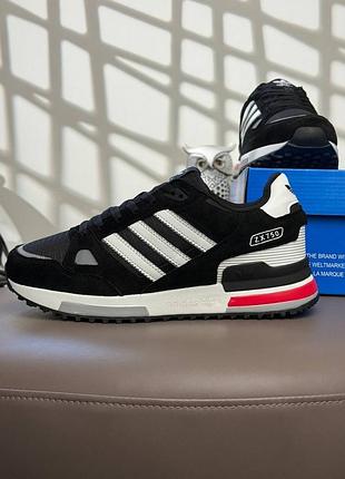 Adidas zx 750 black red white